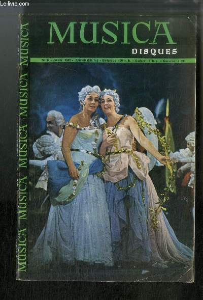 Musica n 94 - Quand la petite musique rencontre la grande - Sviatoslav Richter, le magicien du piano - A l'heure de rameau, ou le renouveau de l'opra-ballet - 