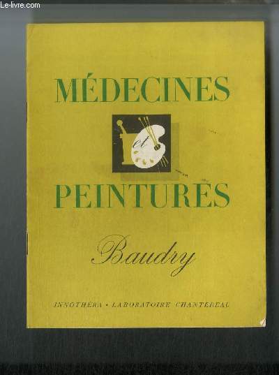 Mdecines et peintures n 59 - Baudry 1828-1886 par Emmanuel Fougerat