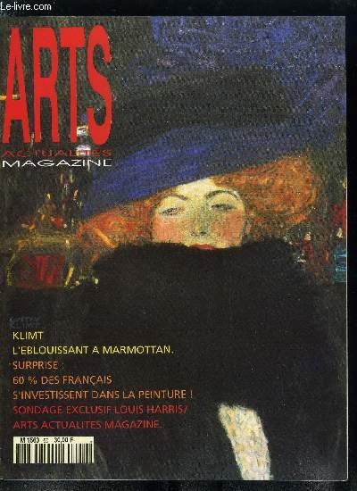 Arts actualits magazine n 50 - Klimt, Schiele, Kokoschka, les chefs d'oeuvre du Belvdre de Vienne a Marmottan par Alice Caroll, Les dessins de Lorjou par M.F., Roger Lersy, le peintre dont l'phmre s'inscrit dans le temps par C. Grente, Maurice