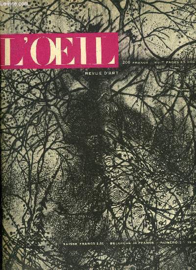 L'oeil n 5 - Bresdin l'trange par Claude Roger Marx, Le surralisme et aprs par Andr Masson, Enluminures gothiques franaises par Jean Porcher, Altdorfer par Franz Roh, Picasso et Altdorfer