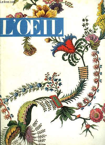 L'oeil n 96 - La peinture espagnole en France par Jean Franois Revel, Jades moghols par Robert Skelton, Imagerie populaire par Louis Ferrand, Cobra par Christian Dotremont, Dessins du XXe sicle au Muse de Grenoble par Gabrielle Kueny et Germain Viatte