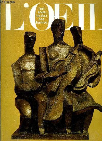 L'oeil n 286 - La sculpture archaque des iles grecques par Alain Pasquier, Le paysage fantastique en Angleterre au dbut du XIXe sicle par Sylvie Laroche, Le couteau cet inconnu, 4 sicles d'art et d'artisanat par Monelle Hayot, Le muse Zadkine