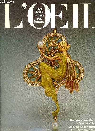 L'oeil n 406 - Jean Hubert Martin, l'art au dela des catgories et des frontires par Philippe Piguet, Un panorama indit de Rome par Marcel Roethlisberger, Trois sicles de dessins et d'esquisses par Patrick Schaefer, La femme et la fleur dans l'Art