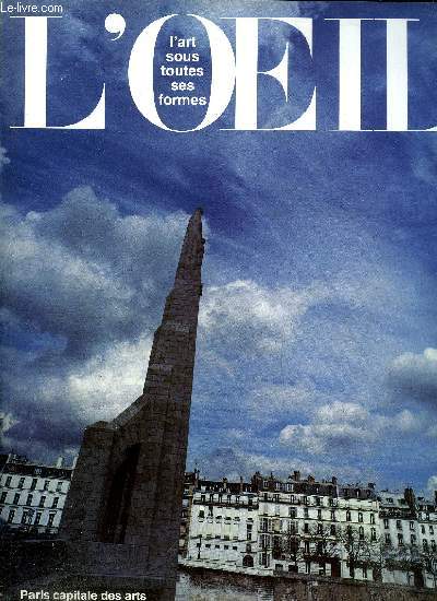 L'oeil n 420-421 - Avant propos par Jacques Chirac, maire de Paris, Plaisir et fte a l'hotel de ville : le salon Chret par Solange Thierry, La politique culturelle de la ville de Paris, interview de Franoise de Panafieu par Solange Thierry