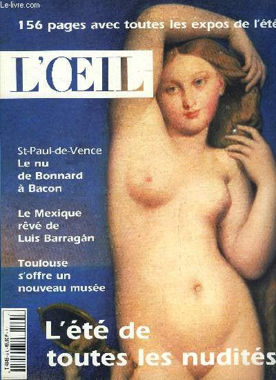 L'oeil n 518 - Baselitz, collectionneur de la belle manire par Jacinto Lageira, Rattu, le gnie et la raison mis a nu par Adrien Goetz, Peaux de peinture par Eric de Chassey, Le nu, fruit dfendu ? par Alain Dister, Ghada Amer par Bndicte Ramade