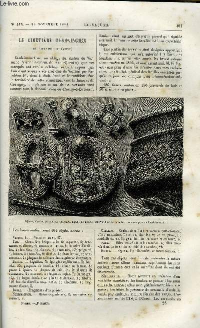 La nature n 443 - Le cimetire mrovingien de Caulaincourt par Georges Lecocq, Rectification des alcools mauvais gout par l'lectricit par Gaston Tissandier, L'exposition d'lectricit par E. Hospitalier, Le service des signaux de l'arme aux Etats Unis