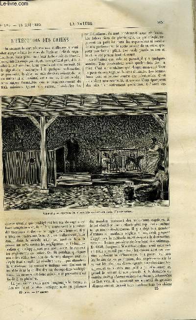 La nature n 625 - L'excution des chiens par Dr A. Cartaz, Le monument de Washington, Lampe a ptrole a bec intensif par Emile Reynier, Le thatre javanais, Locomotives des trains express des lignes franaises par L.B.