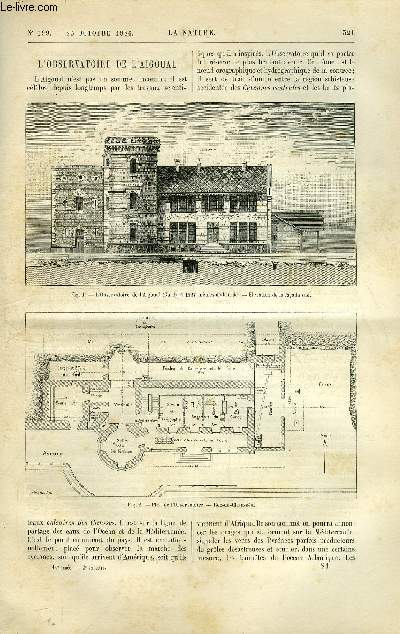 La nature n 699 - L'observatoire de l'aigoual par Fabien Bnardeau, Les machines a calculer par Arthur Good, Fossiles singuliers des environs de boulogne sur mer par Stanislas Meunier, Le charbon en Europe, La grotte de Fingal dans l'ile de Staffa