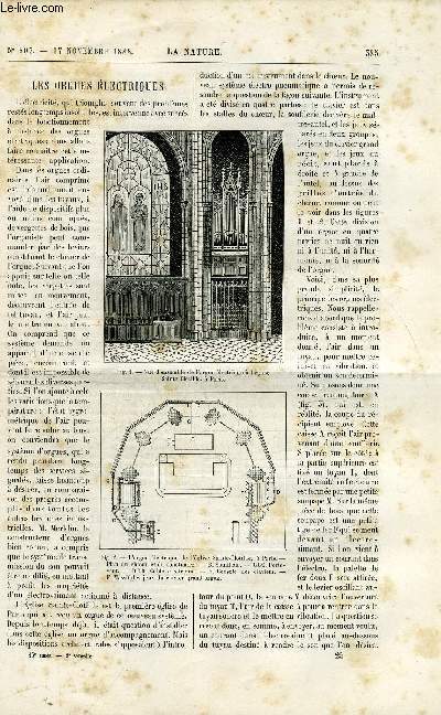 La nature n 807 - Les orgues lectriques par J. Laffargue, Le port de Calais par Daniel Bellet, La photographie microscopique a la station zoologique d'Alger par Dr Camille Viguier, Le viaduc de Garabit, Le solom par Edouard Heckel, Le paca brun