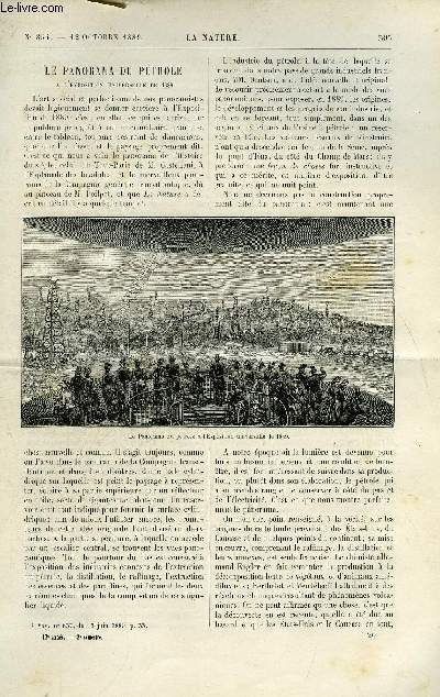 La nature n 854 - Le panorama du ptrole a l'exposition universelle de 1889 par Max de Nansouty, Le pavillon des travaux publics a l'exposition universelle de 1889, Le viaduc du viaur dans le Tarn, Nouvelle galerie de zoologie du musum d'histoire