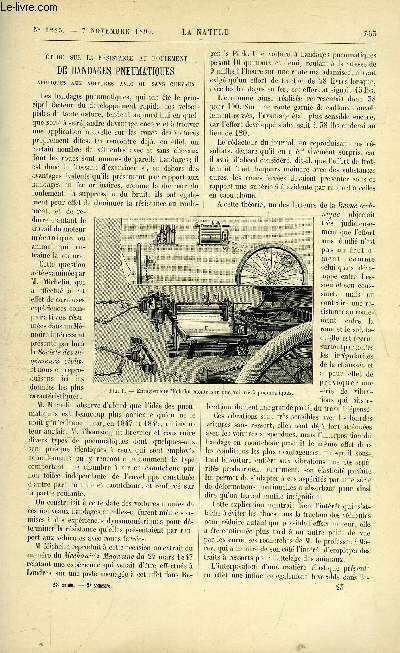 La nature n 1223 - Etude sur la rsistance au roulement de bandages pneumatiques appliqus aux voitures avec ou sans chevaux. Excursion au bois de Paolive et dans les gorges de l'Ardche. Dgraissage de l'eau d'alimentation des chaudire s vapeur