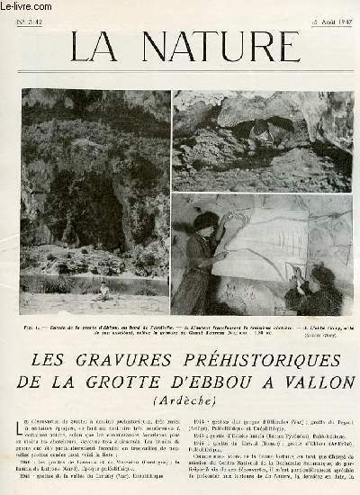 La nature n 3142 - Les gravures prhistoriques de la grotte d'Ebbou  Vallon par Glory, Boulangeries industrielles par Luper, Les 