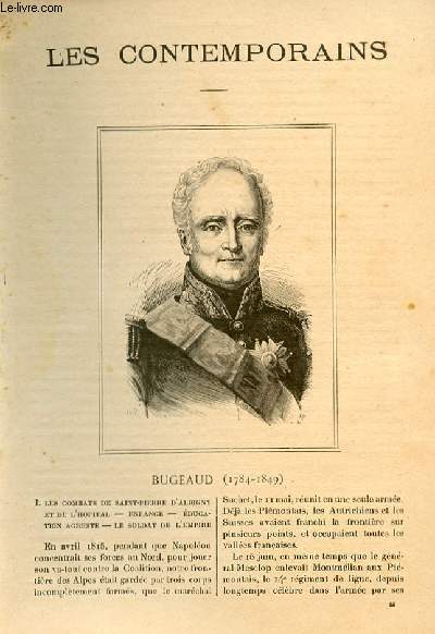 Bugeaud (1784-1849). LES CONTEMPORAINS N68