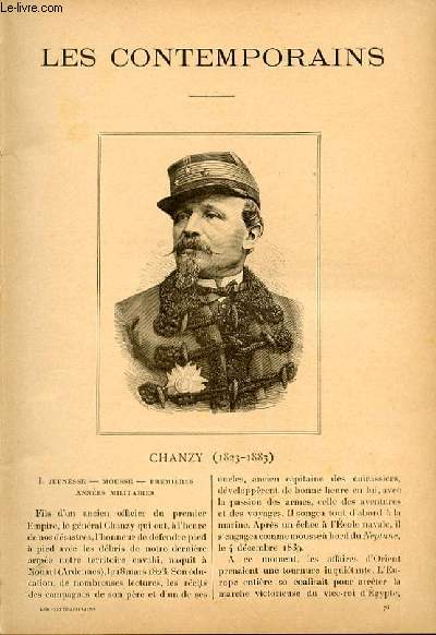 Chanzy (1823-1883). LES CONTEMPORAINS N76