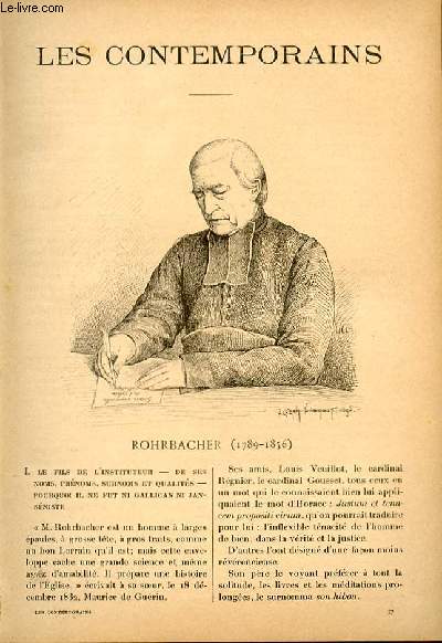 Rohrbacher (1789-1856). LES CONTEMPORAINS N77