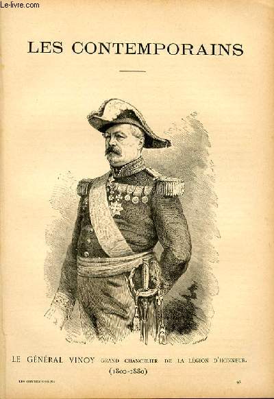 Le gnral Vinoy grand chancelier de la lgion d'honneur (1800-1880). LES CONTEMPORAINS N93