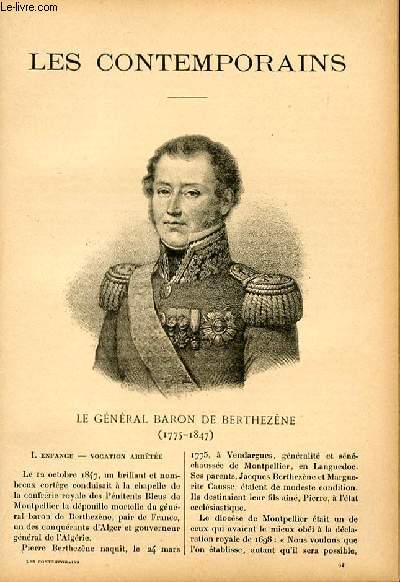 Le gnral Baron de Berthezne (1775-1847). LES CONTEMPORAINS N99