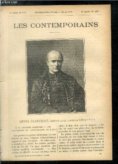 Henri Planchat, martyr de la commune (1823-1871). LES CONTEMPORAINS N125