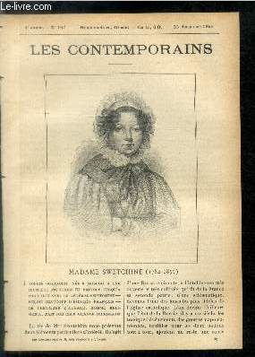 Madame Swetchine (1782-1857). LES CONTEMPORAINS N167