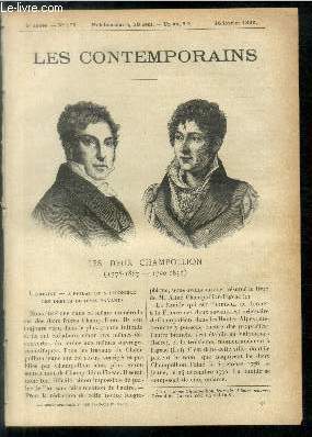 Les deux Champollion (1778-1867 et 1790-1832). LES CONTEMPORAINS N175