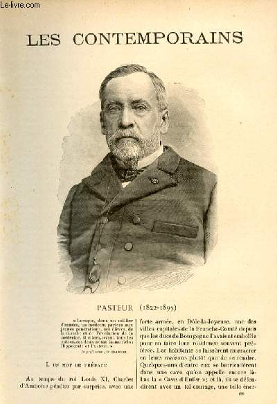 Pasteur (1822-1895). LES CONTEMPORAINS N186