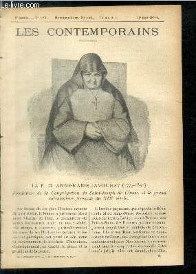 La R.M. Anne Marie Javouhey, fondatrice de la congrgation de Saint Joseph de Cluny, et le grand colonisateur franais du XIXme sicle. LES CONTEMPORAINS N187