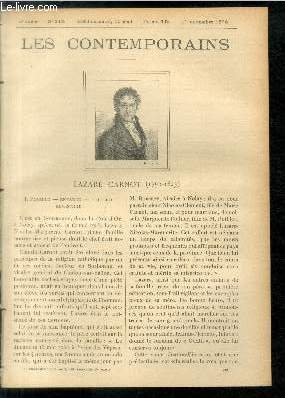 Lazare Carnot (1753-1823). LES CONTEMPORAINS N°212