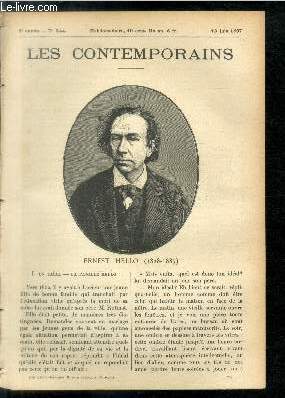 Ernest Hello (1828-1887). LES CONTEMPORAINS N244