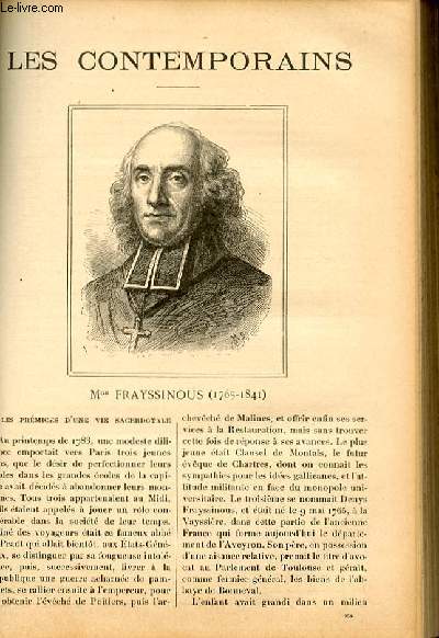Mgr Frayssinous (1765-1841). LES CONTEMPORAINS N252