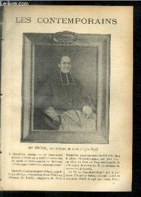 Mgr Sibour, archevque de Paris (1792-1857) - Le cardinal Morlot (1795-1862). LES CONTEMPORAINS N288