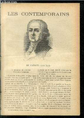 De Cazals (1758-1805). LES CONTEMPORAINS N379