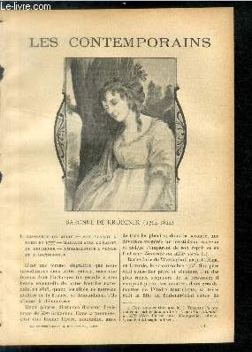 Baronne de Krdener (1764-1824). LES CONTEMPORAINS N 403