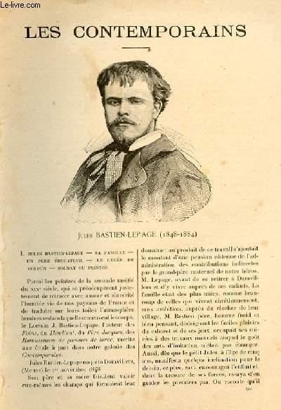 Jules Bastien-Lepage (1848-1884). LES CONTEMPORAINS N 420