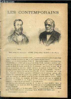 Deux musiciens franais : Adam (1803-1856) - Auber (1782-1871). LES CONTEMPORAINS N 432