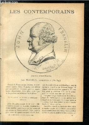 John Franklin, navigateur (1786-1847). LES CONTEMPORAINS N 488