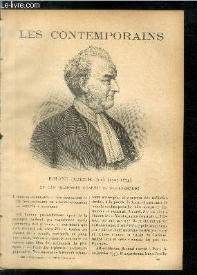 Roland (Alfred-Hector) (1797-1874). et les quarante chanteurs montagnards. LES CONTEMPORAINS N 541