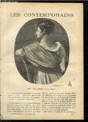 Mme Rcamier (1777-1849). LES CONTEMPORAINS N 560