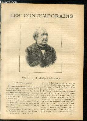 Duc Albert de Broglie (1821-1901). LES CONTEMPORAINS N 590