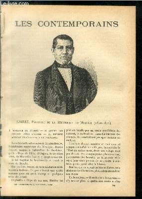 Juarez, prsident de la rpublique du Mexique (1806-1872). LES CONTEMPORAINS N 609