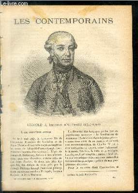 Lopold II, empereur d'Allemagne (1747-1792). LES CONTEMPORAINS N 625