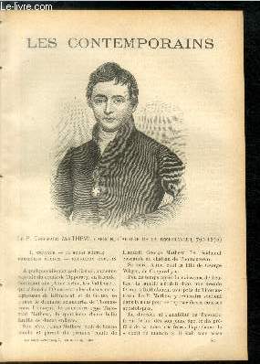 Le P. Thobald Mathew, capucin, l'apotre de la temprance (1790-1856). LES CONTEMPORAINS N 675