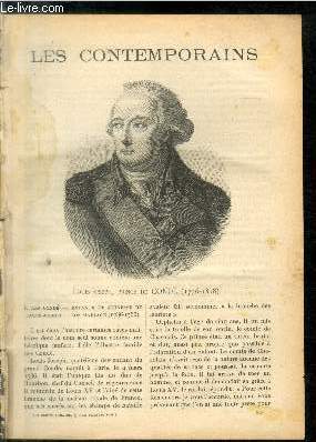 Louis-Joseph, prince de Cond (1736-1818). LES CONTEMPORAINS N 715