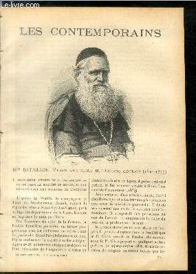 Mgr Bataillon, vicaire apostolique de l'Ocanie centrale (1810-1877). LES CONTEMPORAINS N 719
