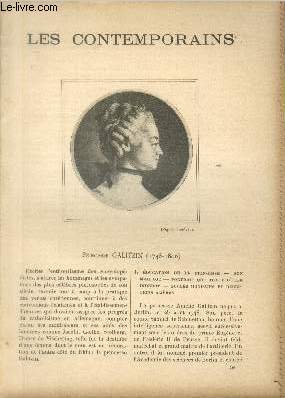 Princesse Galitzin (1748-1806). LES CONTEMPORAINS N 740