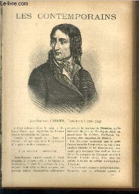 Jean-Baptiste Carrier, terroriste (1756-1794). LES CONTEMPORAINS N 857