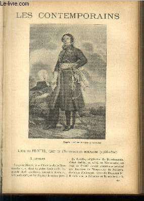Louis de Frott, chef de l'insurrection normande (1766-1800). LES CONTEMPORAINS N 858