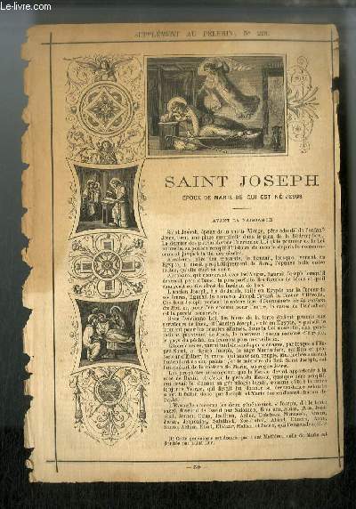 Vies des Saints n 59 - Saint Joseph, poux de Marie de qui est n Jsus.