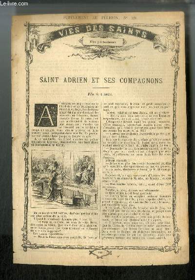 Vies des Saints n 60 - Saint Adrien et ses compagnons, fte le 4 mars