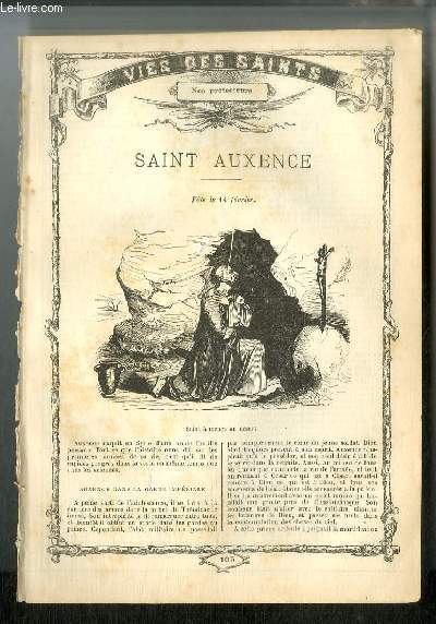 Vies des Saints n 105 - Saint Auxence, fte le 14 fvrier