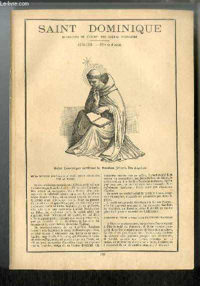 Vies des Saints n 129 - Saint Domingue, fondateur de l'ordre des frres prcheurs (1170-1221) - fte le 4 aot